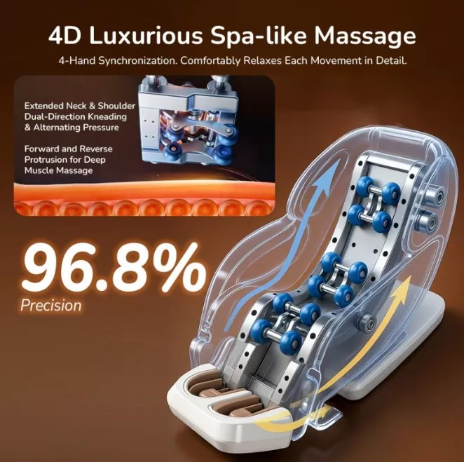 Flexible SL Track 4D Massage Chair